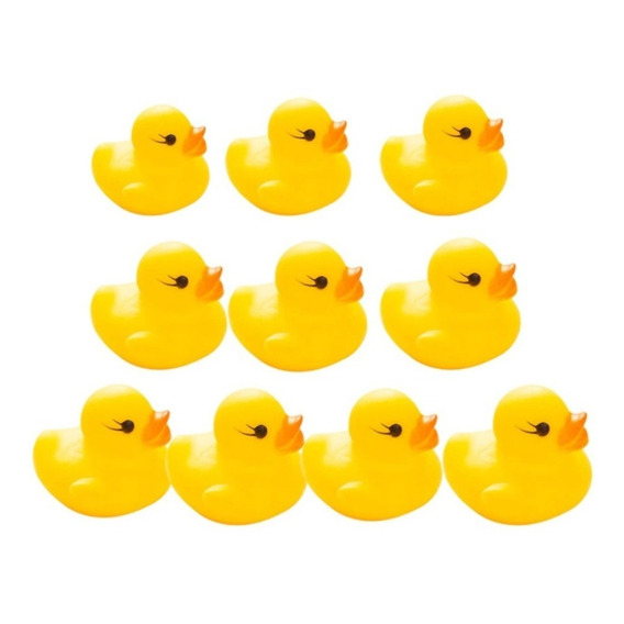 50 Pz Patitos De Hule Para Bañera