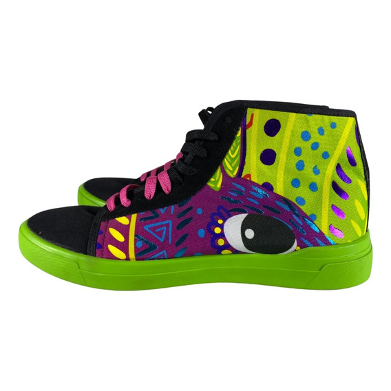 Tenis Ay Guey Por Oni Unisex Alebrije De Moda De Bota