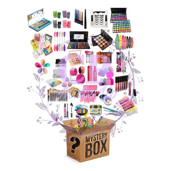 Caja Sorpresa/misteriosa De Cosmeticos Y Maquillaje- 20 Prod