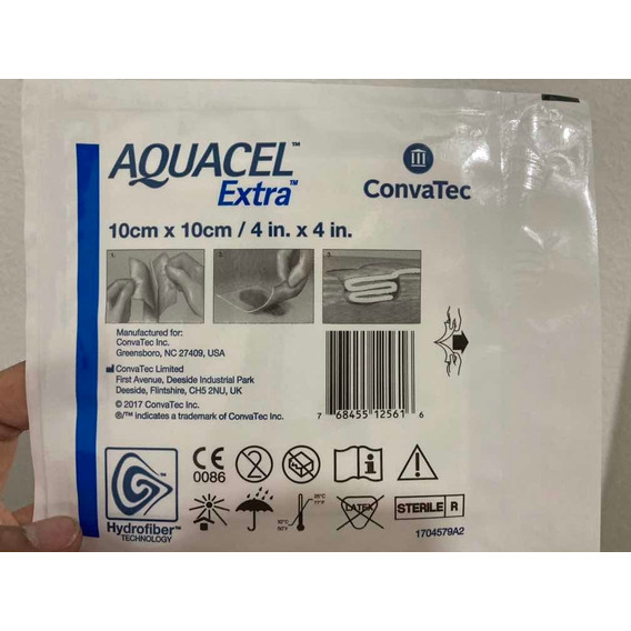 Aquacel Extra 10x10cm (10 Piezas)