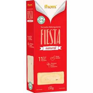 Torrada Slim Tost Fiesta Natural 110g