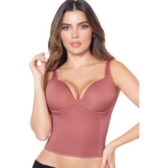 Corset Para Mujer Palo De Rosa Oscuro Mp