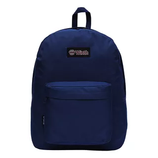 Mochila Juvenil Escolar Basic Winth Cores Lisas