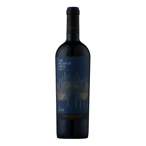 Vino Ultra Premium Top Pacífico Chile 750cc