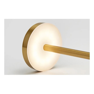 Lampara Velador Tactil Dorado Cct Deco Moderno Luz Desing Dorado