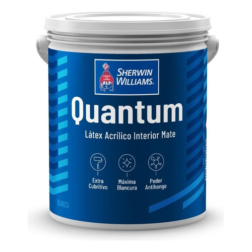 Quantum Interior Mate Blanco Sherwin Williams X 4 Lts