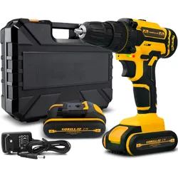 Parafusadeira Furadeira Gorillaz 2100002075575 21v 2 Baterias Profissional Cor Preto 110V/220V no Mercado Livre com oferta e cupom de desconto