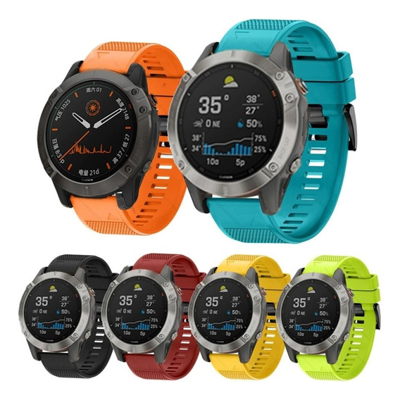 Correa 26mm Para Garmin Fenix 5x/5x Plus/6x/6x Pro/7x