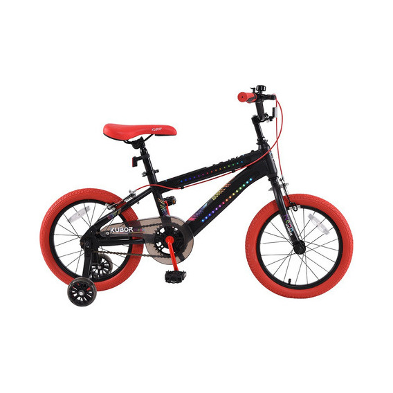 Bicicleta Para Niño De Montaña Neon Rodada 16 Kubor Rojo Unitalla