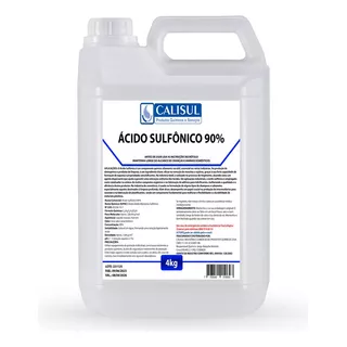Ácido Sulfônico 90% - Para Fabricação De Detergentes - 4kg