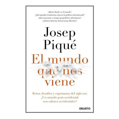 Mundo Que Nos Viene,el - Pique,josep