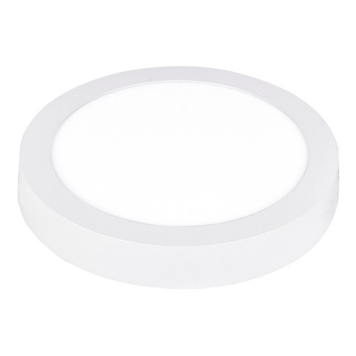 Panel Led De Superficie Circular 12w Calido- Baw Color Blanco