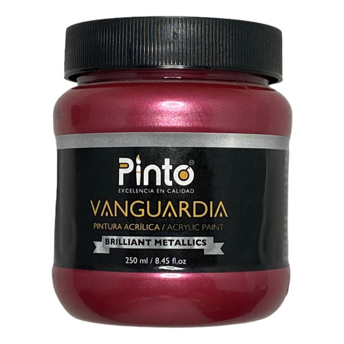 Pintura Acrilica Metalica Pinto 250ml Color Color Magenta 561