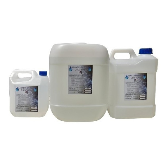 Agua Destilada Desionizada 4l - Kg a $6750