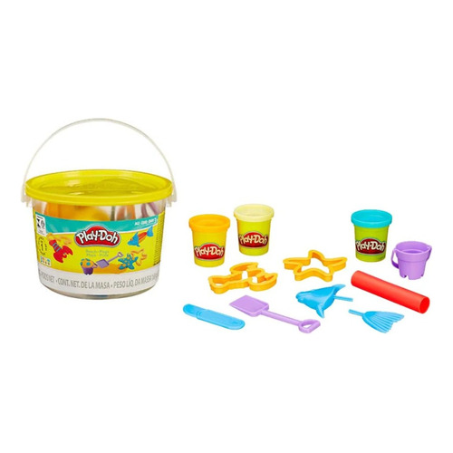 Mini Balde Play-doh - 23414 Color Amarillo