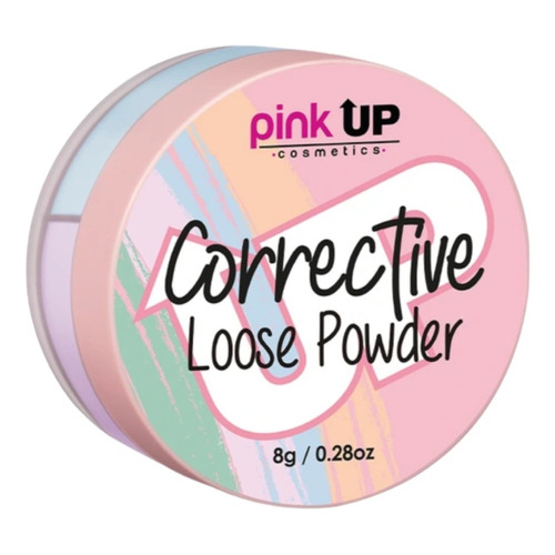 Corrective Loose Powder Pink Up Polvo Suelto Correctivo Mate Tono Neutral