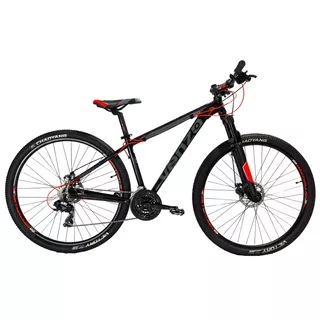 Mountain Bike Venzo Skyline Evo R29 S 21v Frenos De Disco Mecánico Cambios Shimano Tourney Ty700 Y Shimano Tourney Ty300 Color Negro/rojo  