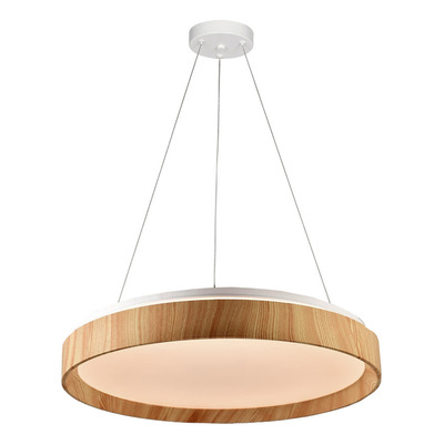 Colgante Bore Led Madera Control Remoto Dimerizable Vk