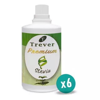 Stevia Líquida Trever Premium Sin Sucralosa 500ml X 6u