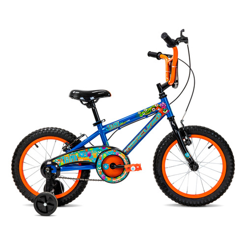 Bicicleta Mercurio Infantil Niño Troya Rodada 16 Color Azul