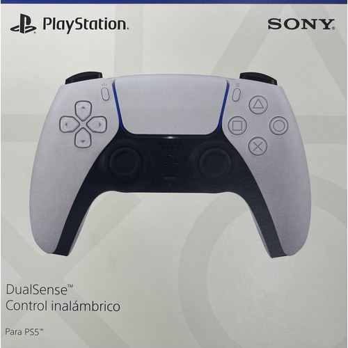 Control inalámbrico PlayStation 5 white y black