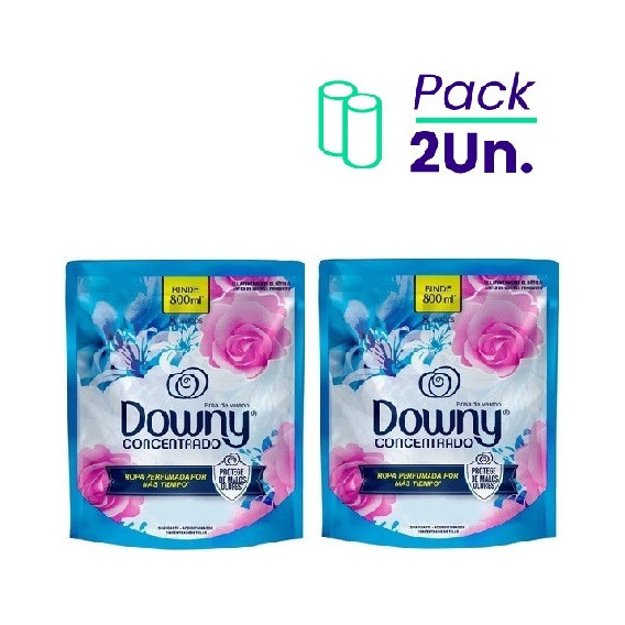 Suavizante Para Ropa Concentrado Downy 200ml Pack X2