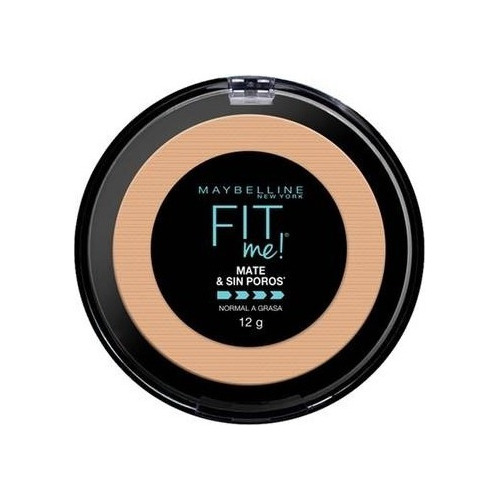 Polvo Fit Me! Mate & Sin Poros Maybelline 12g Color Natural Buff