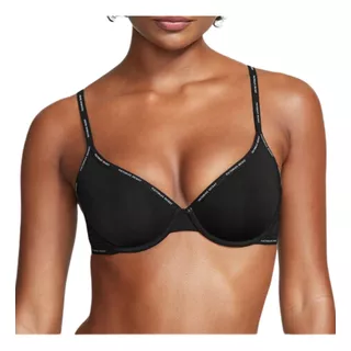 Victorias Secret  Brasier Forro Ligero Textura Lisa Y Logo