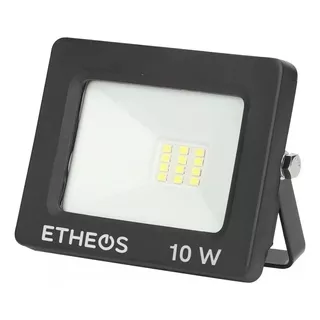 Reflector Led Etheos Pro10fe 10w Con Luz Blanco Frío Y Carcasa Negro 220v