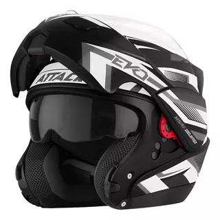 Capacete Robocop Attack Evo Brilhante Masculino Feminino