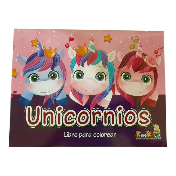 Super Libro De Mándalas Unicornios Para Colorear 80 Paginas 