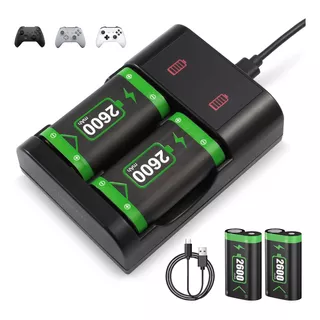 Batería Recargable 2×2600 Mah Para Mando Xbox One/s/x/elite