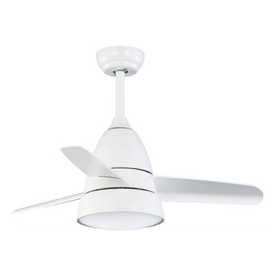 Ventilador De Techo Blanco 365a Led 24w Control Remoto Laft