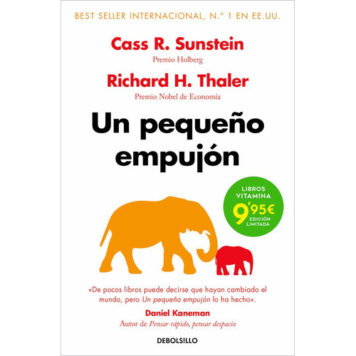 Un Pequeño Empujón, De Thaler, Richard H.. Editorial Nuevas Ediciones Debolsillo S.l, Tapa Blanda En Español, 2022