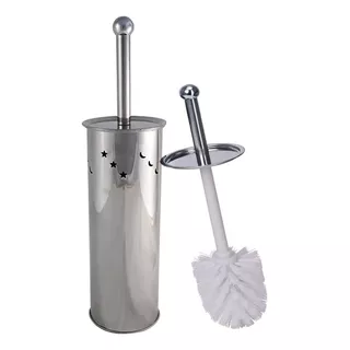 Escova De Limpar Vaso Sanitário Privada Banheiro Aço Inox