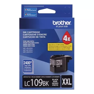 Cartucho De Tinta Brother Lc109bk Color Negro De 20 Ml