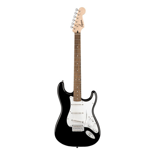 Guitarra eléctrica Squier by Fender Affinity Series Stratocaster de álamo black brillante con diapasón de laurel indio