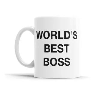 Taza Porcelana The Office World's Best Boss Dunder Mifflin