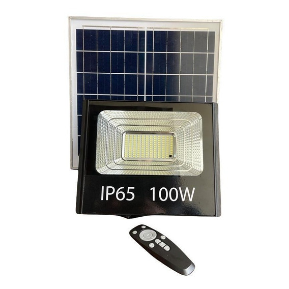 Reflector Led 100w Solar Con Control