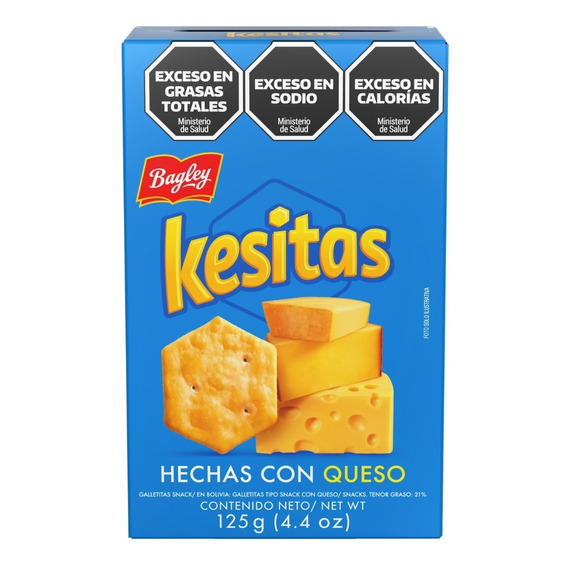 Galletitas Kesitas Snacks Sabor Queso Mediana