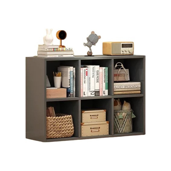 Librero Organizador Estantería Minimalista Decoración 6 Cubo