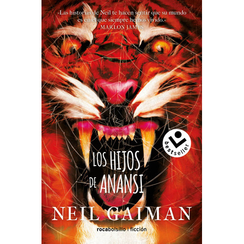 Los hijos de Anansi, de Neil Gaiman. Editorial Roca, tapa blanda, edición 1.0 en español, 2023