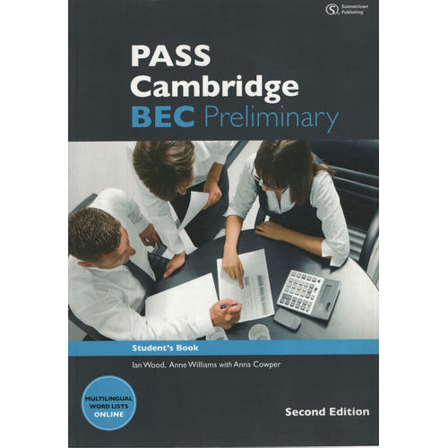 Pass Cambridge Bec Preliminary (2nd.edition) Student's Book, De Vv. Aa.. Editorial National Geographic Learning, Tapa Blanda En Inglés Internacional, 2012