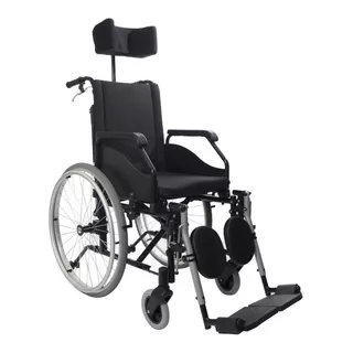 Cadeira De Rodas Fit Reclinável 44cm Preta - Jaguaribe