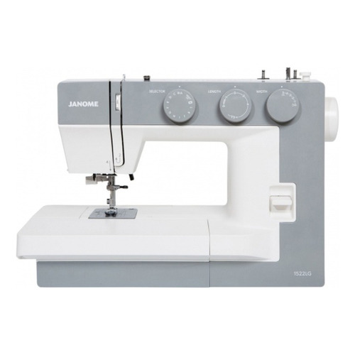 Máquina de coser recta Janome 1522BL portable gris claro 220V - 240V