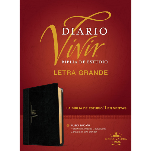 Biblia Del Diario Vivir Rvr60 Letra Grande Negro/ónice