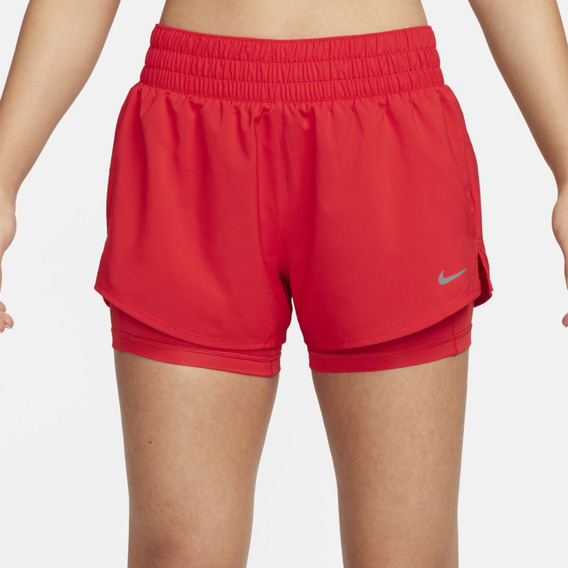 Shorts De Entrenamiento Para Mujer Nike One Dri-fit Rojo