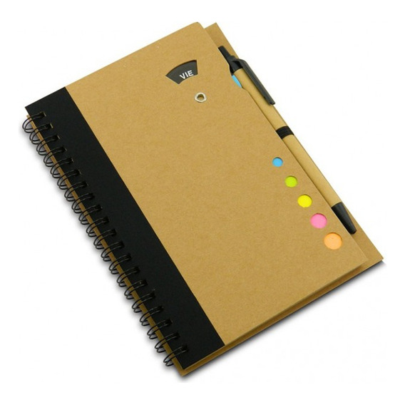 Agenda Libreta Ecológica Personalizada 8cmx13.5cm Cartón