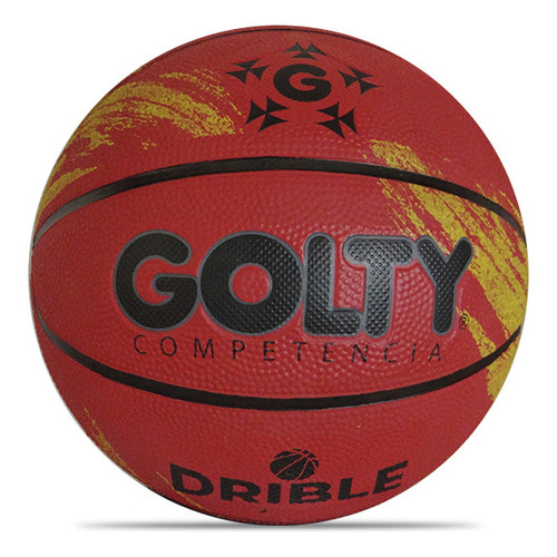 Balón Baloncesto Golty Competencia Drible No.6-rojo Color Rojo