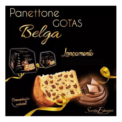 Panettone Goumert Gotas Chocolate Belga Legitimo Fofinho Org